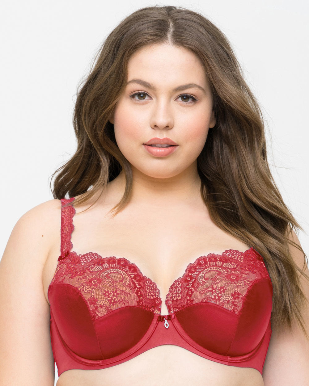 Curvy Couture Tulip Lace Push Up