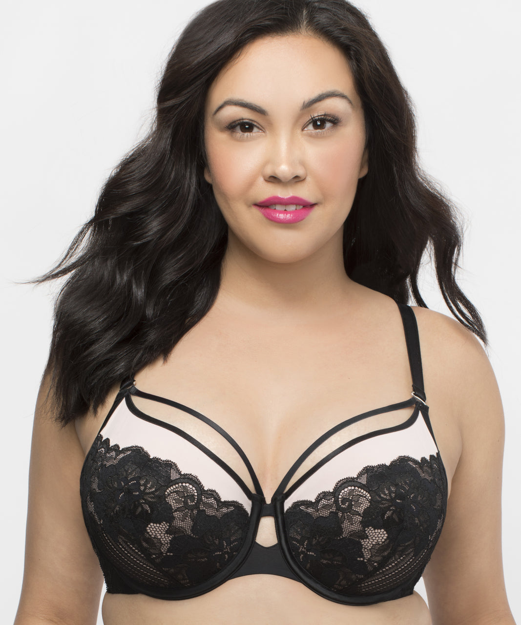 Curvy Couture Tulip Strappy Push Up